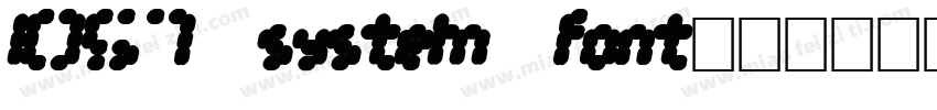 IOS7 system font字体转换